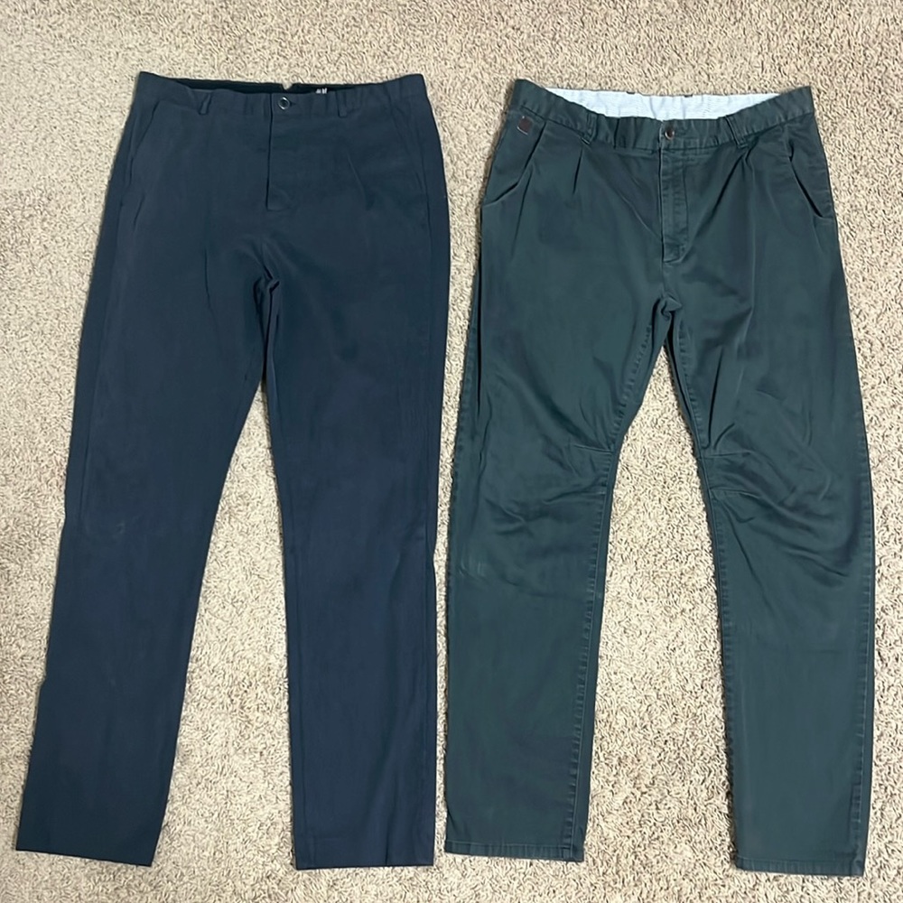 Zara / H&M Straight Pants 2pcs